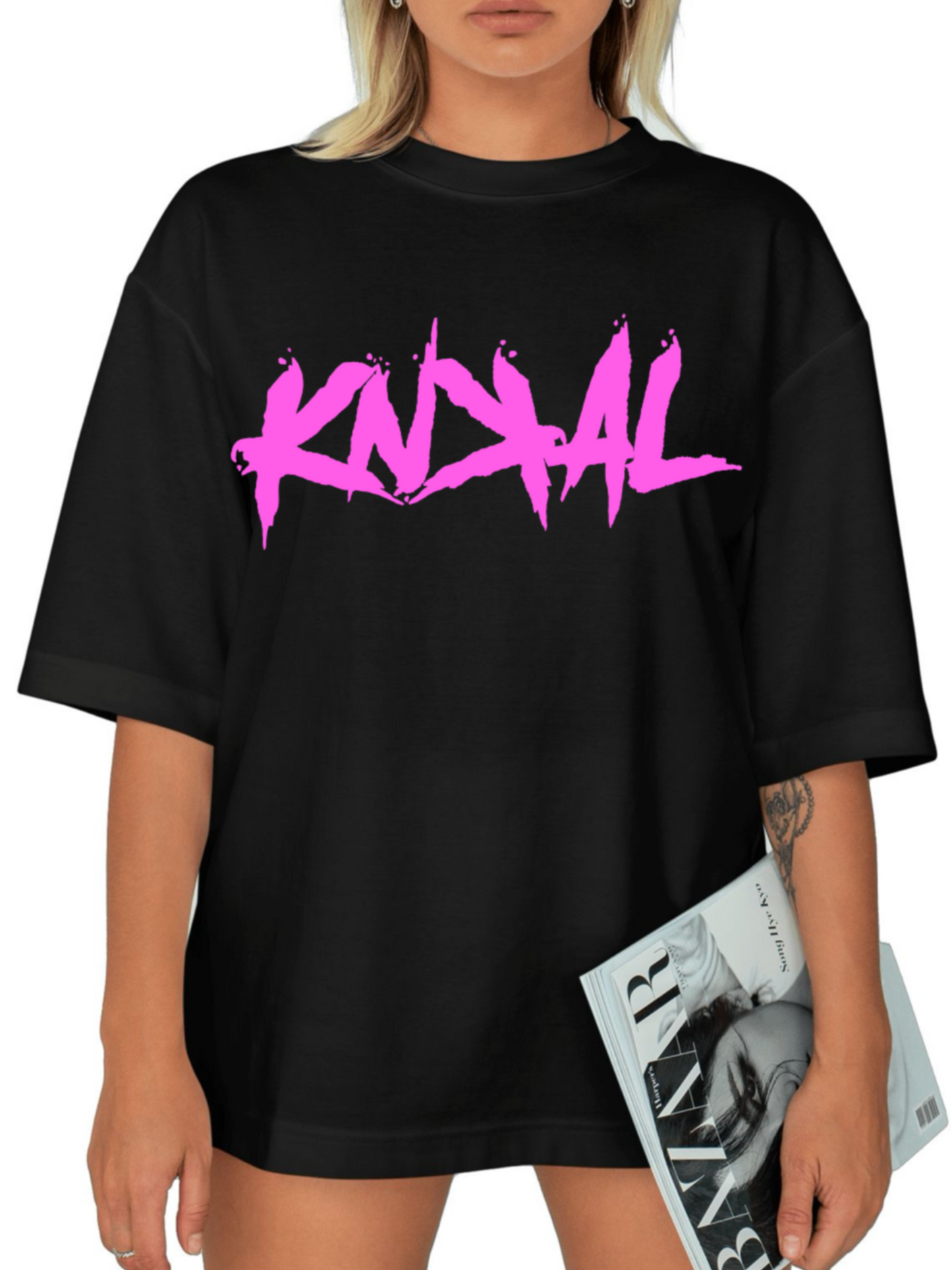 Women's Baddie Graphic Printed T-shirt Bold