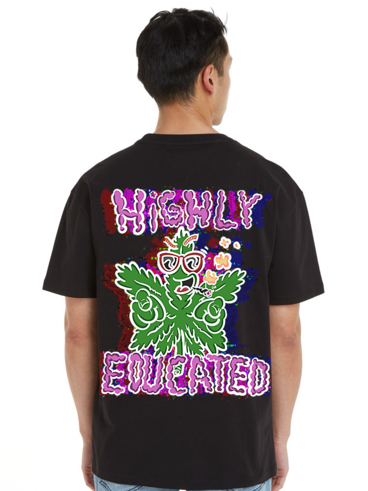 Men's High Graphic Printed T-shirt Minimal