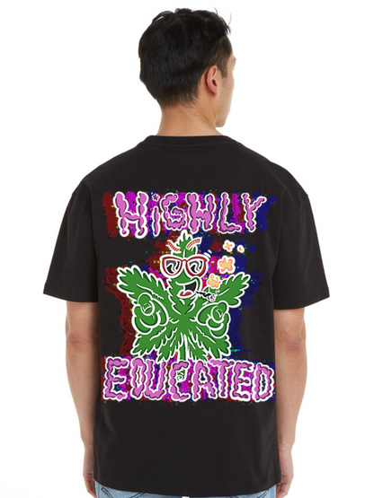 Men's High Graphic Printed T-shirt Minimal