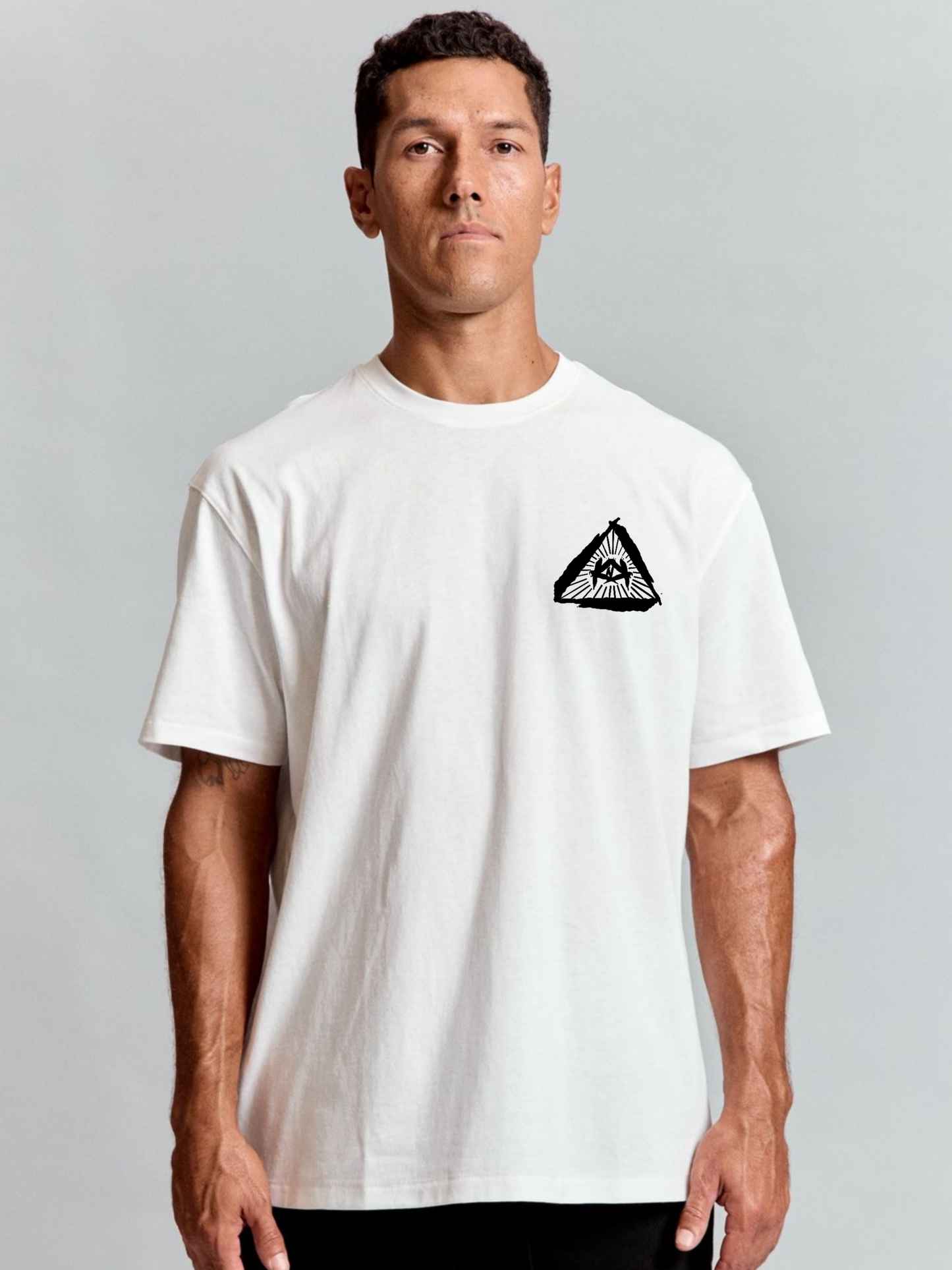 Men's Dawn Graphic Printed T-shirt Minimal