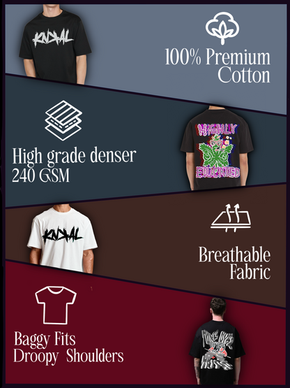 Men's Corporate Graphic Printed T-shirt Bold