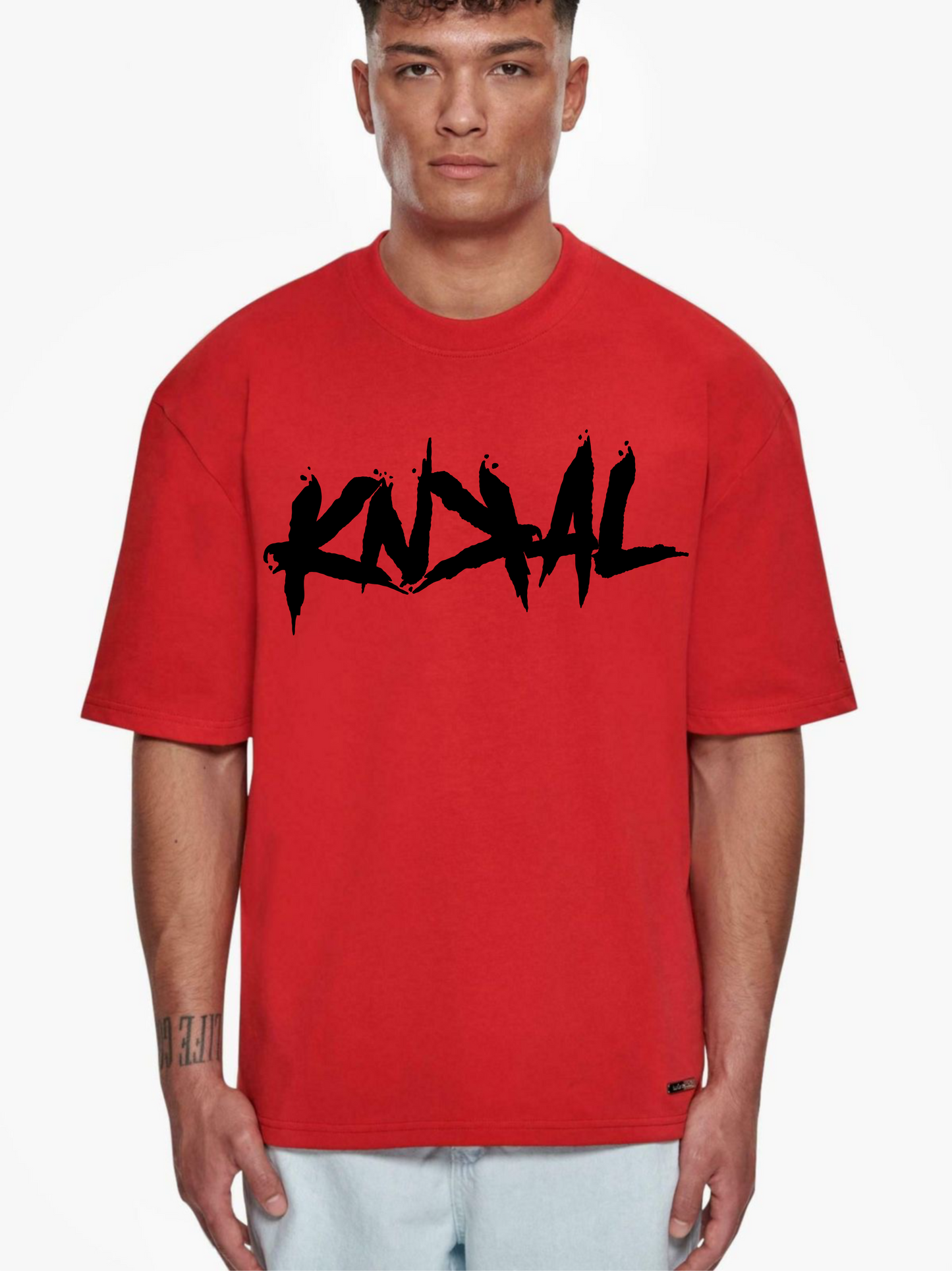 RCB Graphic Printed Oversized T-shirt Bold